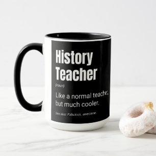 Taza Definición divertida de profesor de historia