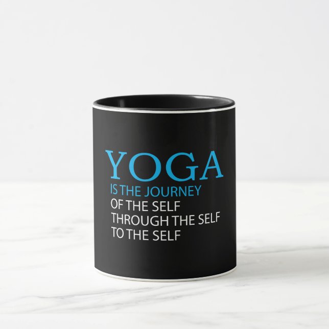 Taza Definición inspiradora de yoga (Centro)