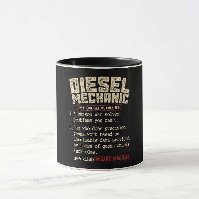 Taza Definición mecánica diésel (Centro)