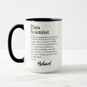 Taza Definición Personalizada de Científico de Datos