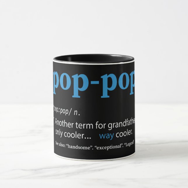 Taza Definición Pop-Pop (Centro)