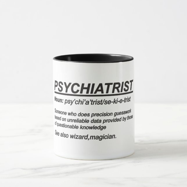 Taza Definición psiquiátrica (Centro)