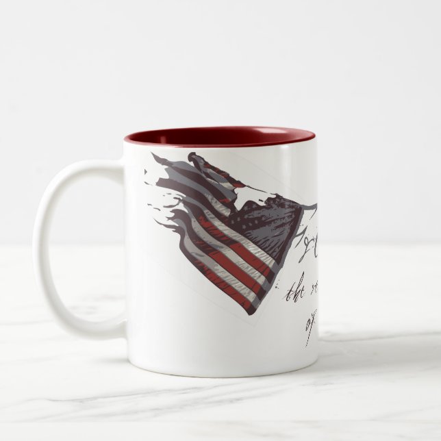 Taza definida libertad de la bandera (Izquierda)