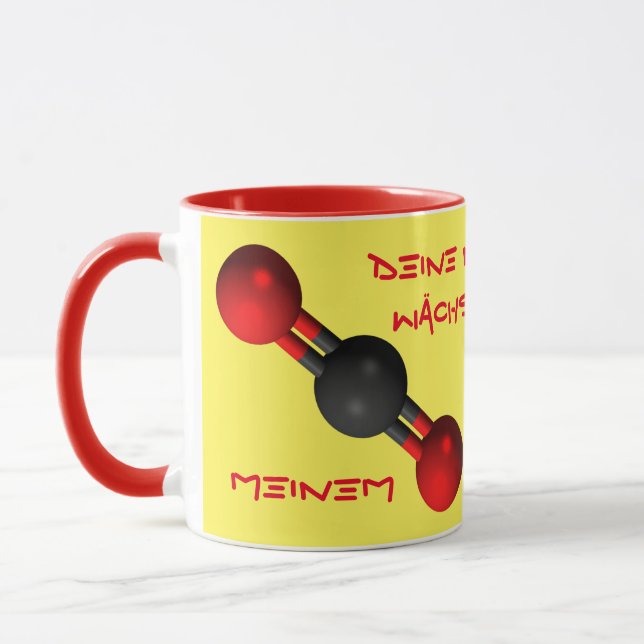 Taza Deine Nahrung lebt dank meinem CO2 (Izquierda)
