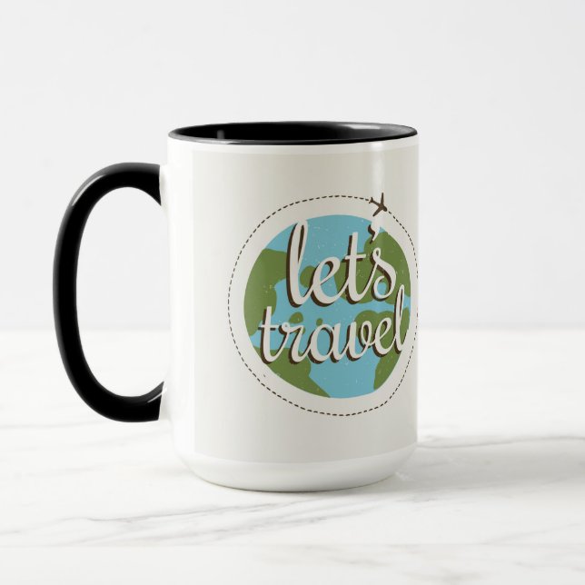 Taza Deja para ir viaje (Izquierda)