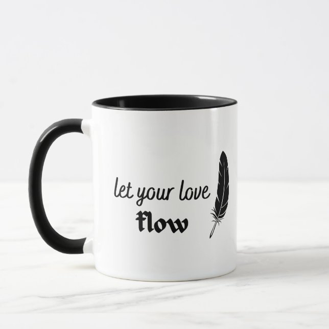Taza Deja que tu amor fluya (Izquierda)