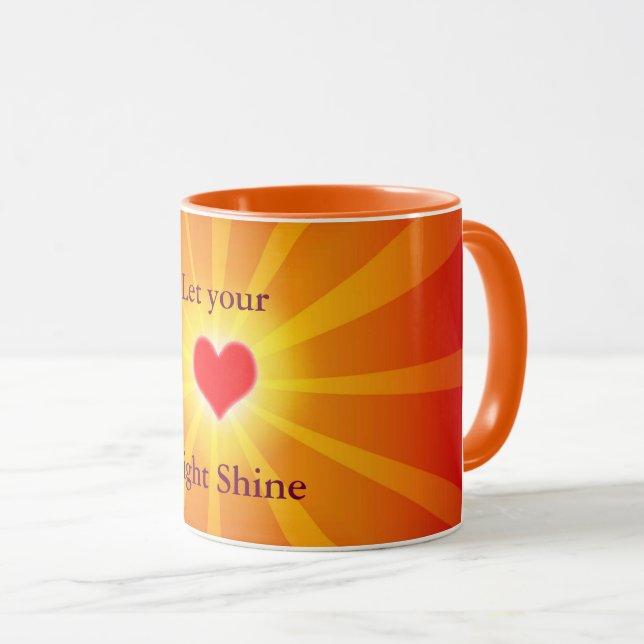 Taza "Deja que tu luz brille" Mug (Anverso derecho)