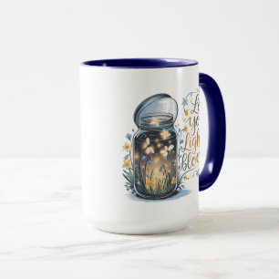 Taza Deja que tu luz florezca