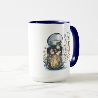 Taza Deja que tu luz florezca