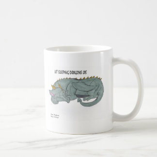 Taza dejada de la mentira de los dragones el