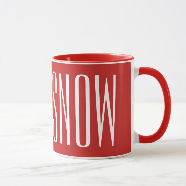 TAZA DEJAR QUE NIEVE | (Derecha)