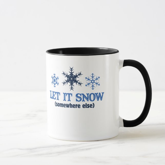 TAZA DEJAR QUE NIEVE (Derecha)