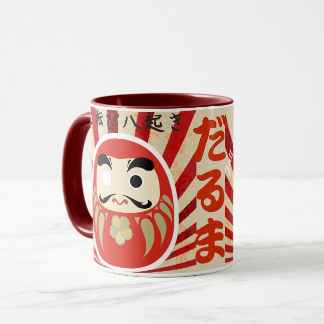 taza del 七転び八起き DARUMA (Anverso izquierdo)