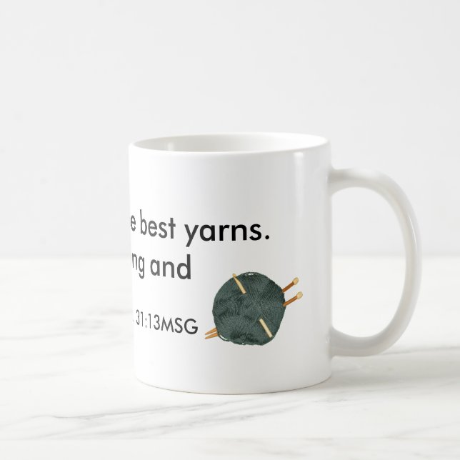 Taza del 31:13 de los proverbios (Derecha)