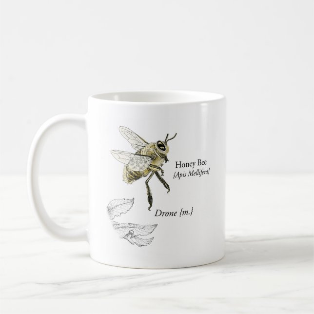 Taza del abejón de la abeja de la miel de MABA (Izquierda)