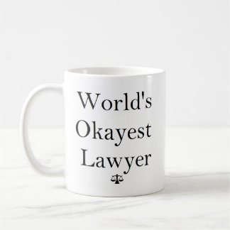 Taza del abogado de Okayest del mundo