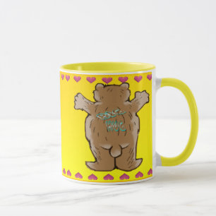 Taza del abrazo de oso
