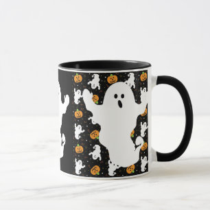 Taza del abucheo de Halloween