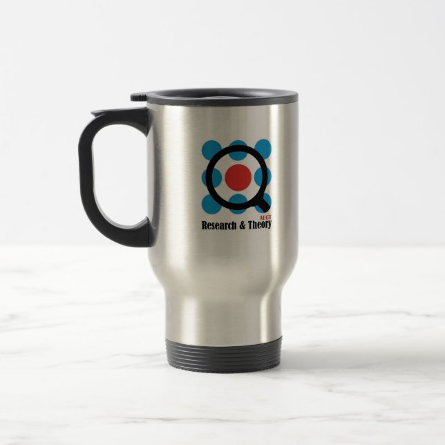Taza del acero inoxidable con el logotipo de la (Izquierda)