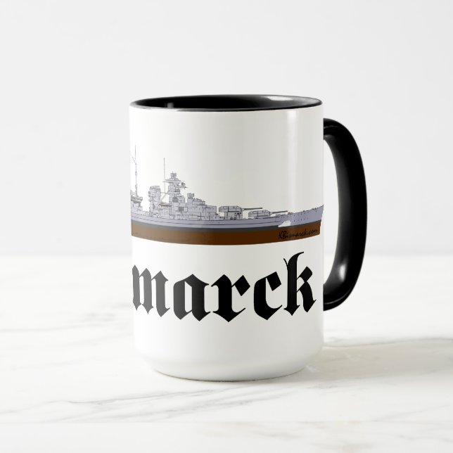 Taza del acorazado Bismarck (Anverso derecho)