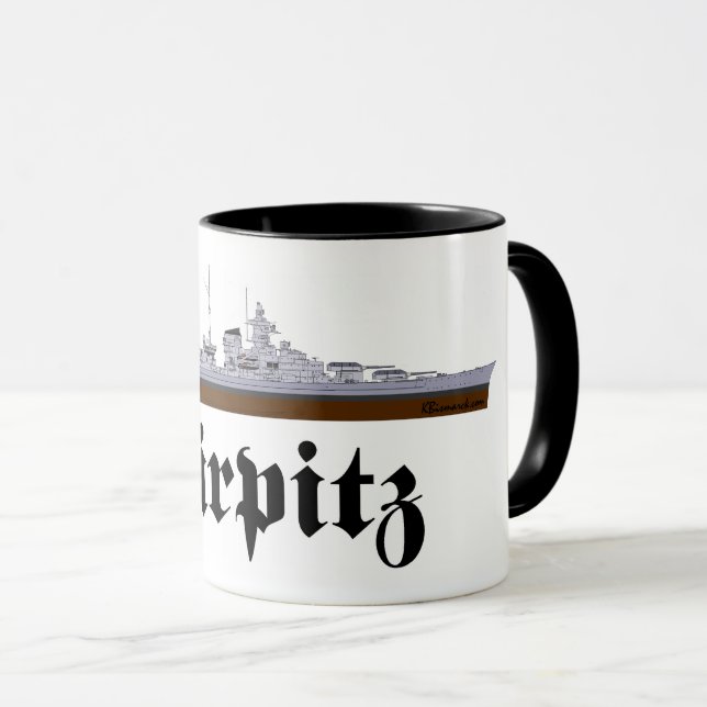 Taza del acorazado Tirpitz (Anverso derecho)