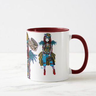 Taza del acto secundario del tatuaje del circo de