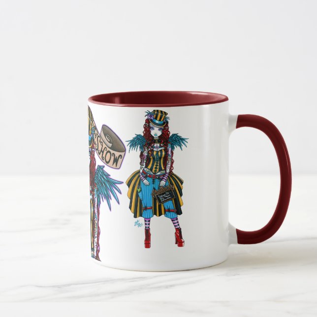 Taza del acto secundario del tatuaje del circo de (Derecha)