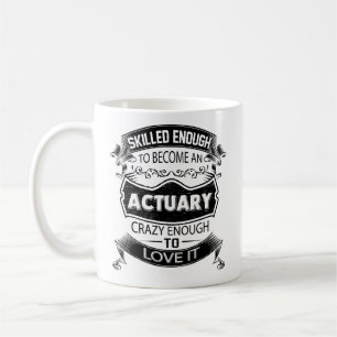 Taza del actuario, taza de café del actuario,