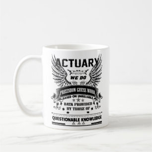 Taza del actuario, taza de café del actuario,