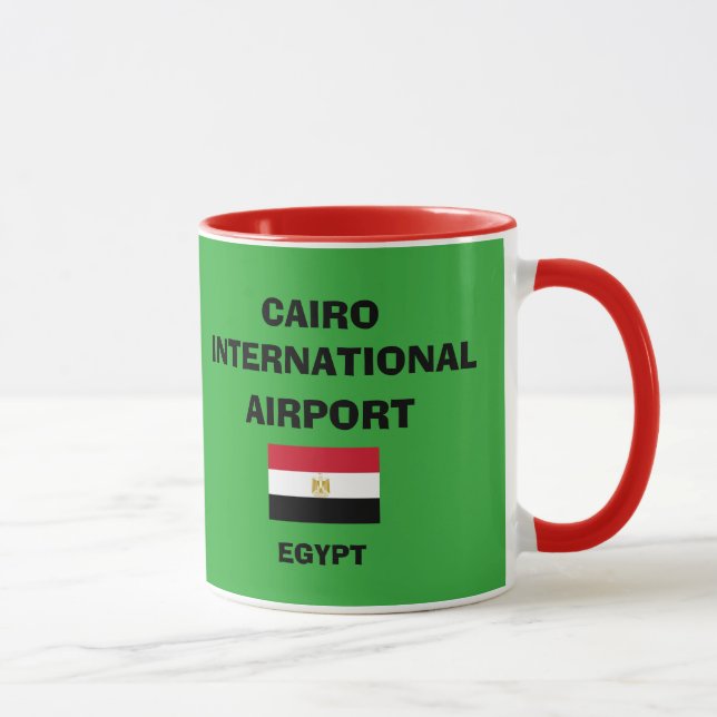 Taza del aeropuerto internacional de El Cairo (Derecha)
