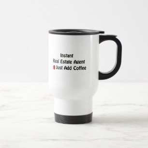 Taza del agente inmobiliario