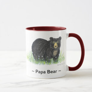 taza del ajuste del marrón del oso negro del ~ del