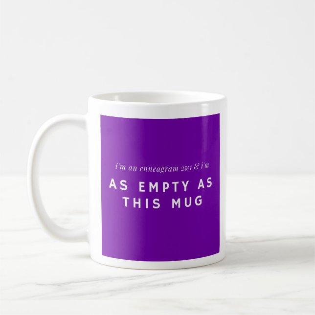 Taza del ala de Millenneagram 2w1 del *NEW* (Izquierda)