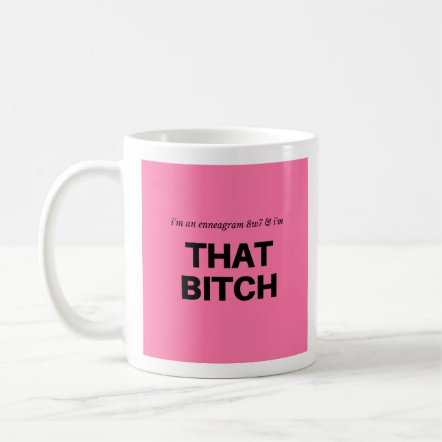 Taza del ala de Millenneagram 8w7 del *NEW* (Izquierda)