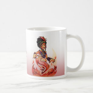 Taza del alcohol del fuego