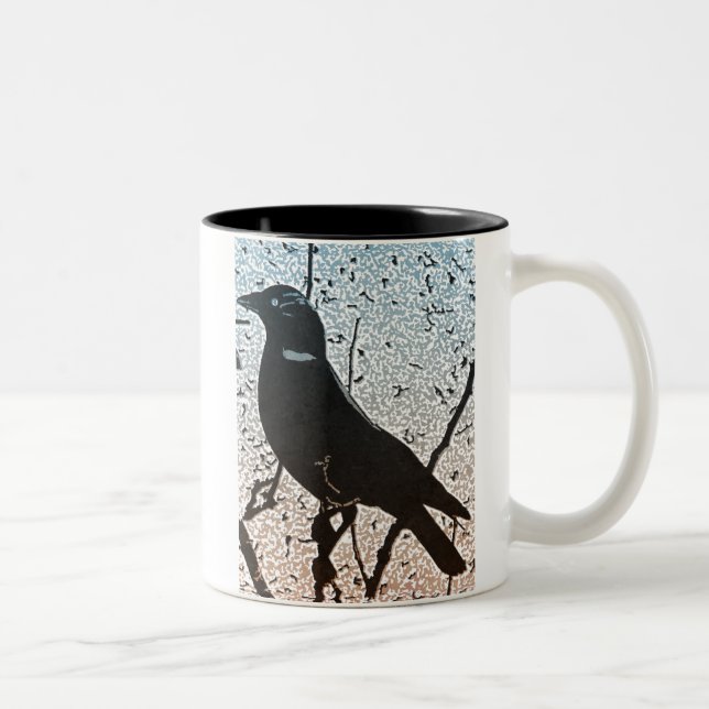 Taza del amanecer del grajo (Derecha)