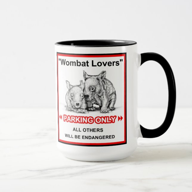 Taza del amante de Wombat (Derecha)