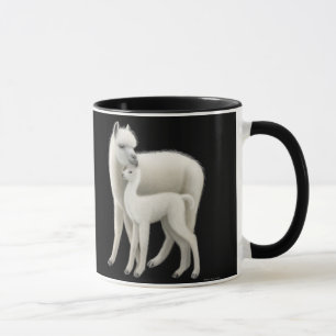 Taza del amor de la alpaca