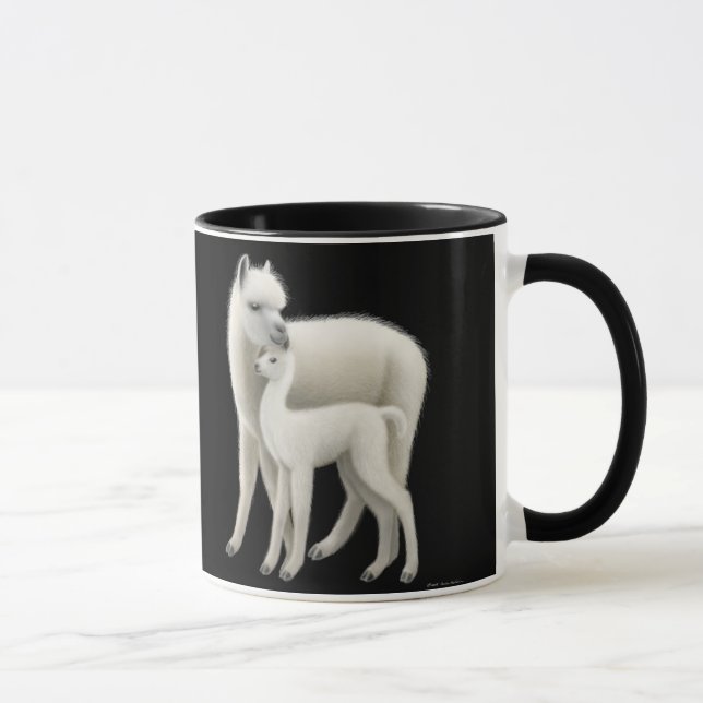 Taza del amor de la alpaca (Derecha)