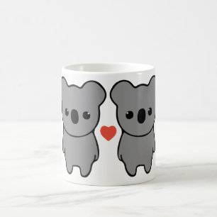 Taza del amor de la koala