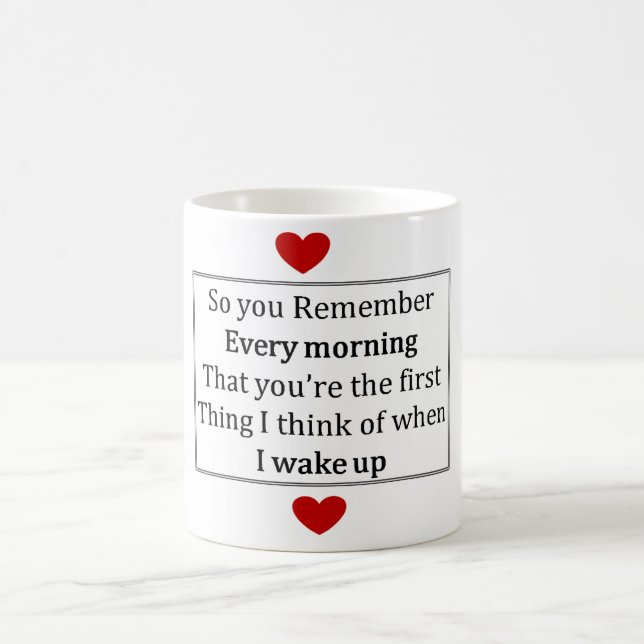 Taza del amor de la mañana (Centro)