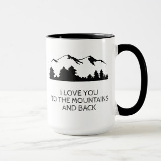 Taza del amor de la montaña