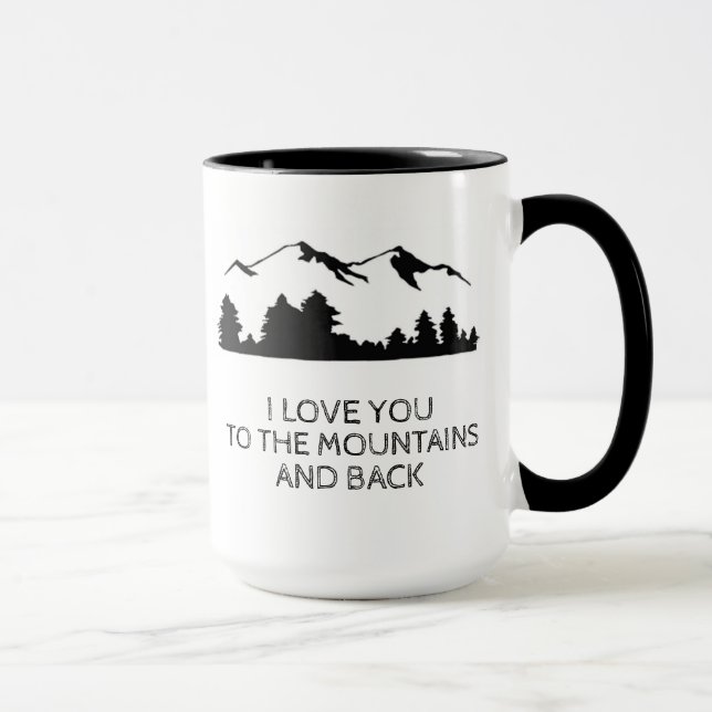 Taza del amor de la montaña (Derecha)