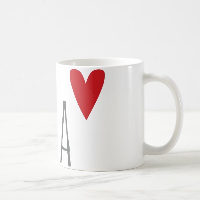 Taza del amor de la yoga (Derecha)
