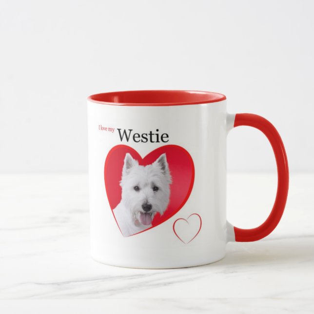 Taza del amor de Westie (Derecha)