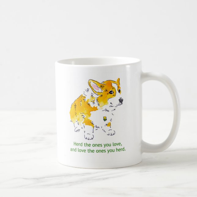 Taza del amor del Corgi (Derecha)