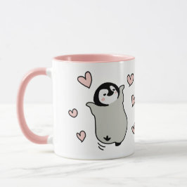 Taza del amor del pingüino
