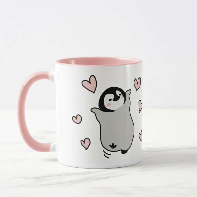 Taza del amor del pingüino (Izquierda)