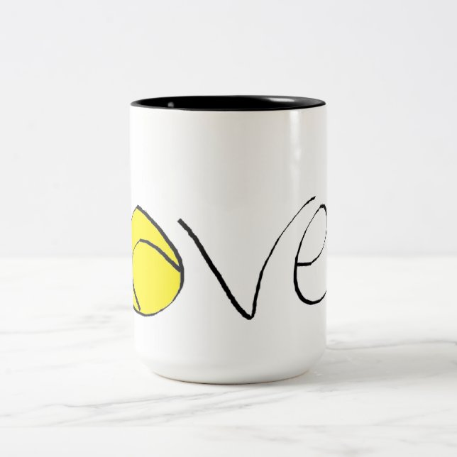 Taza del amor del tenis (Centro)
