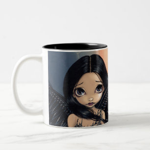 Taza "del ángel con alas negro"